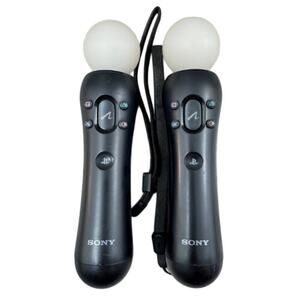 Sony Playstation Move Motion VR Virtual Reality Controller Set (2)